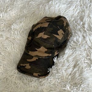 Army Print Hat